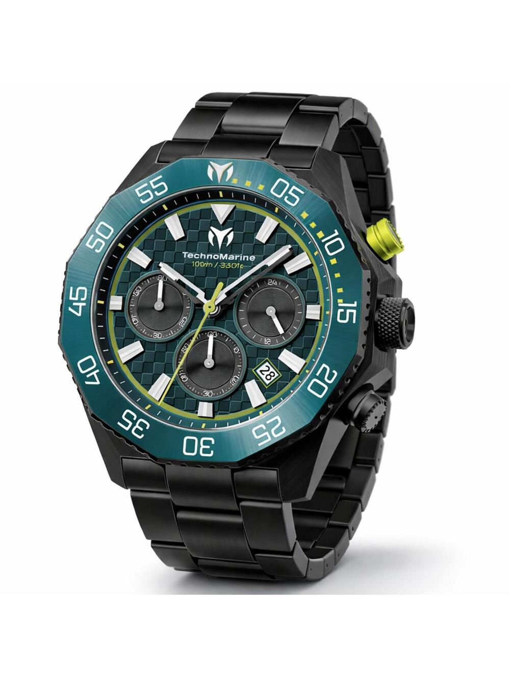 TechnoMarine Racing Legends Men's Watch - 44.2mm, Black (TM-525022)